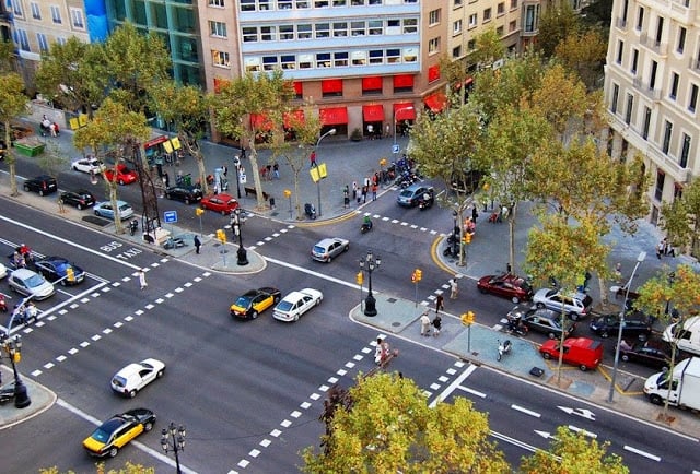Calles de Barcelona - Automóviles Calles de Barcelona - Automóviles
