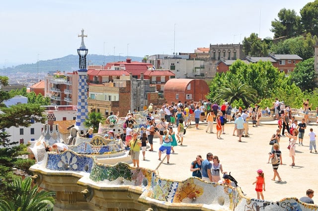 Parque Güell en Barcelona Parque Güell en Barcelona