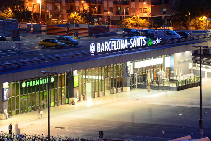 Estación de tren de Barcelona Sants